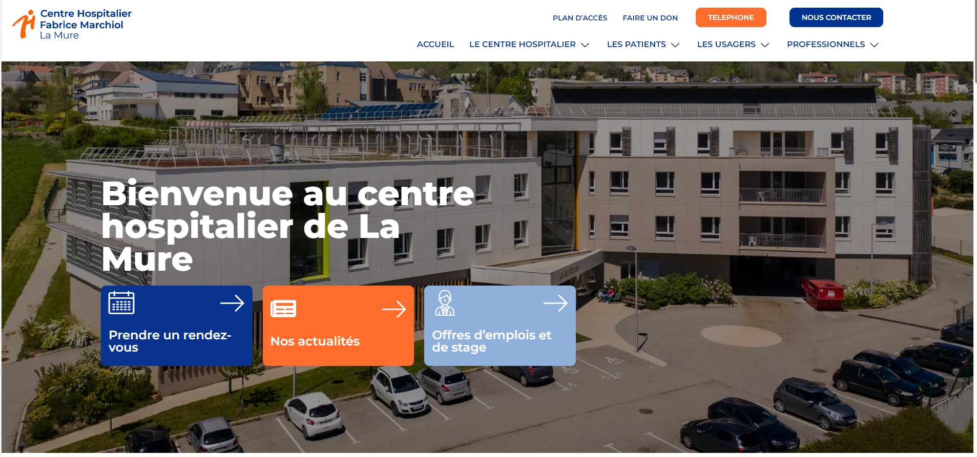 Nouveau site internet pour le centre hospitalier !